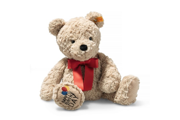 Soft Cuddly Friends Jimmy Teddy bear - Happy Birthday (35cm) 114069