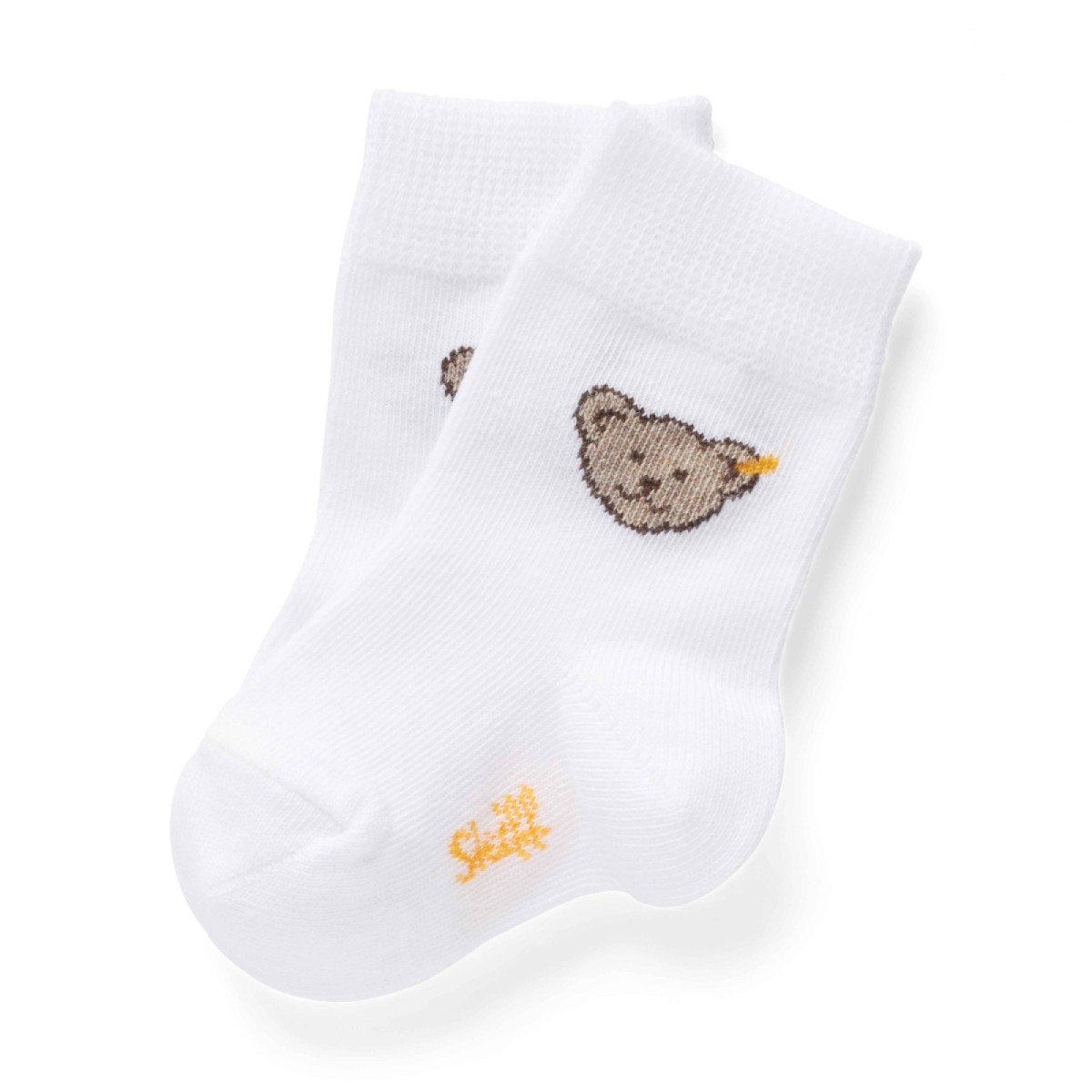 Socks White (Newborn) 10006014 - Steiff