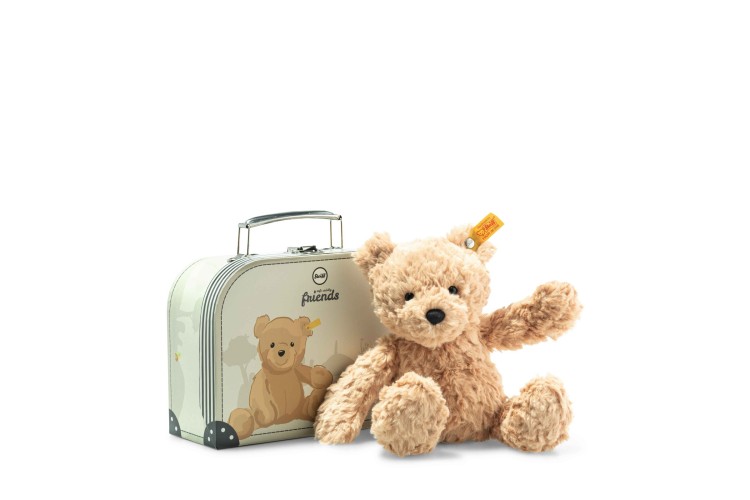 Jimmy Teddy bear in suitcase (113918) 25cm