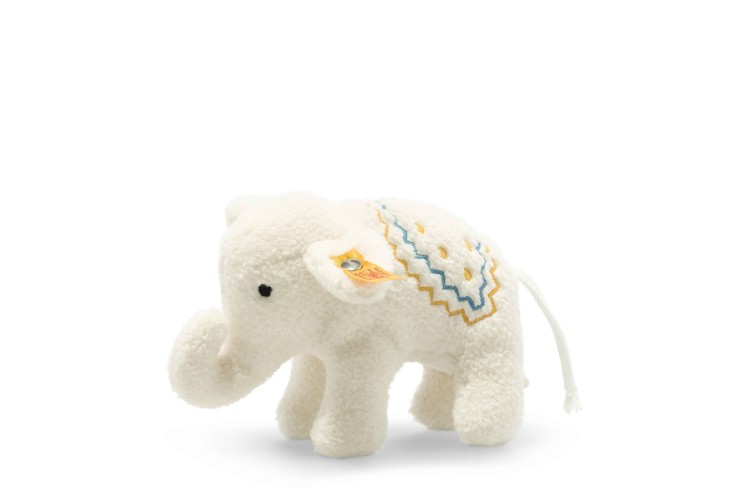 Little Elephant with rattle (241147) 10cm