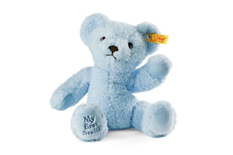 My First Steiff Teddybear Blue (664724) 24CM