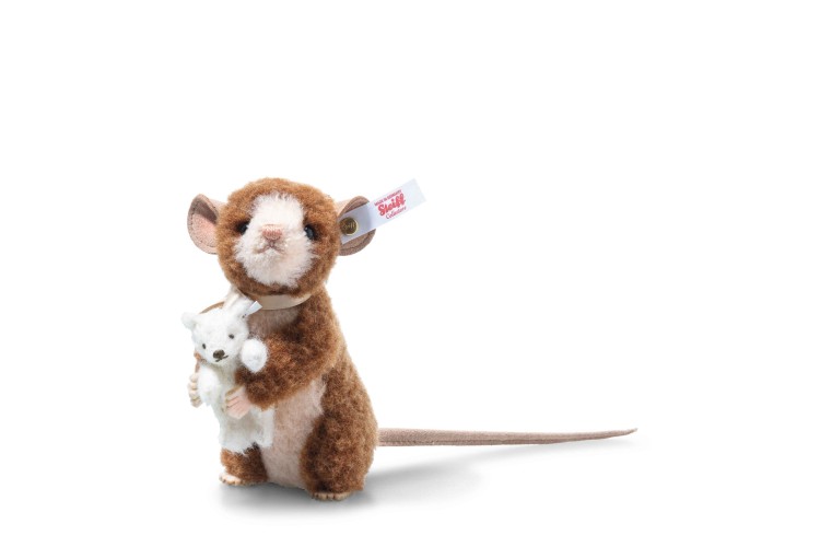 Paul Mouse with Petsy Teddy bear (007521) 12cm