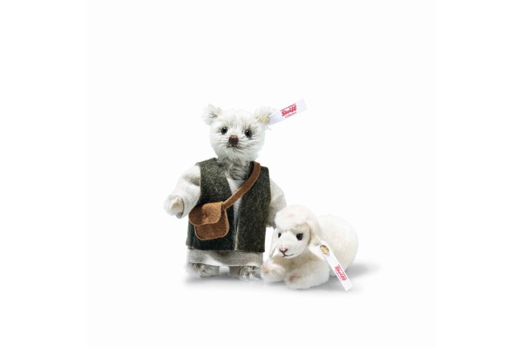 Shepherd with lamb set (007460) 11cm