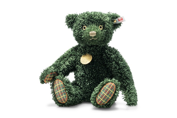 Teddies for tomorrow Green Christmas Teddy bear (006036) 34cm