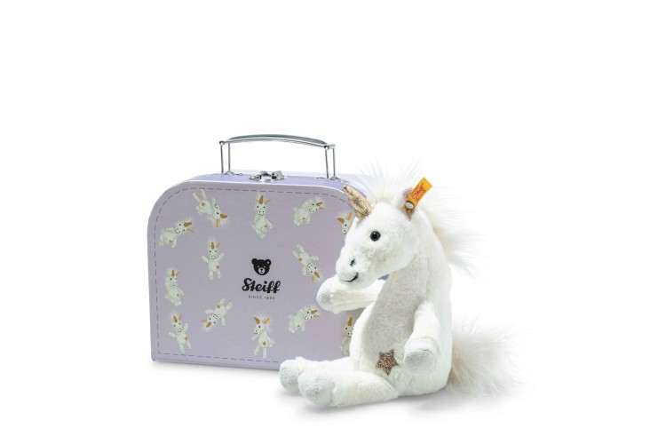 Unica dangling unicorn in suitcase (708015) 20cm