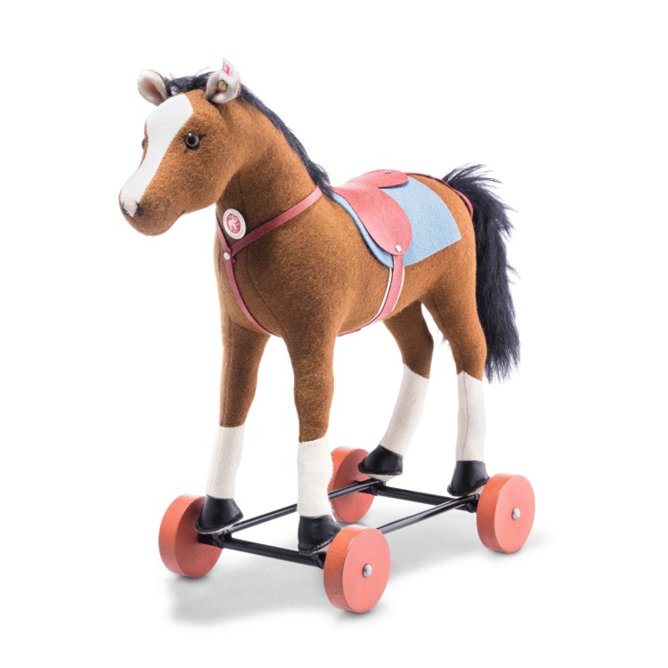 Friedhelm's horse on wheels (006838) 32cm