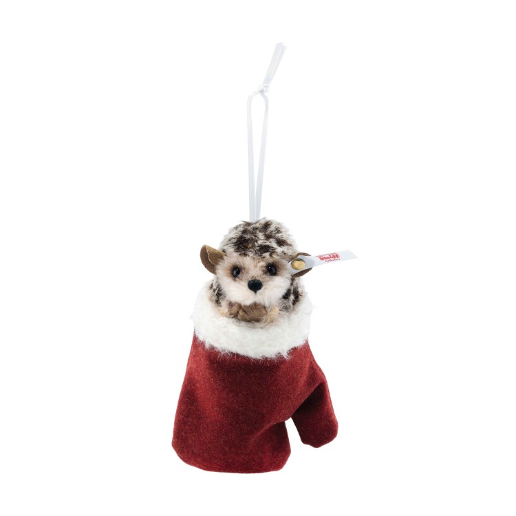 Hedgehog in a mitten ornament (007040) 11cm